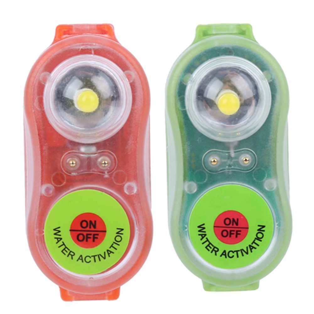 Life Jacket - 1/2 stuks Waterdichte LED Reddingsvestlamp Zelfverlichtende