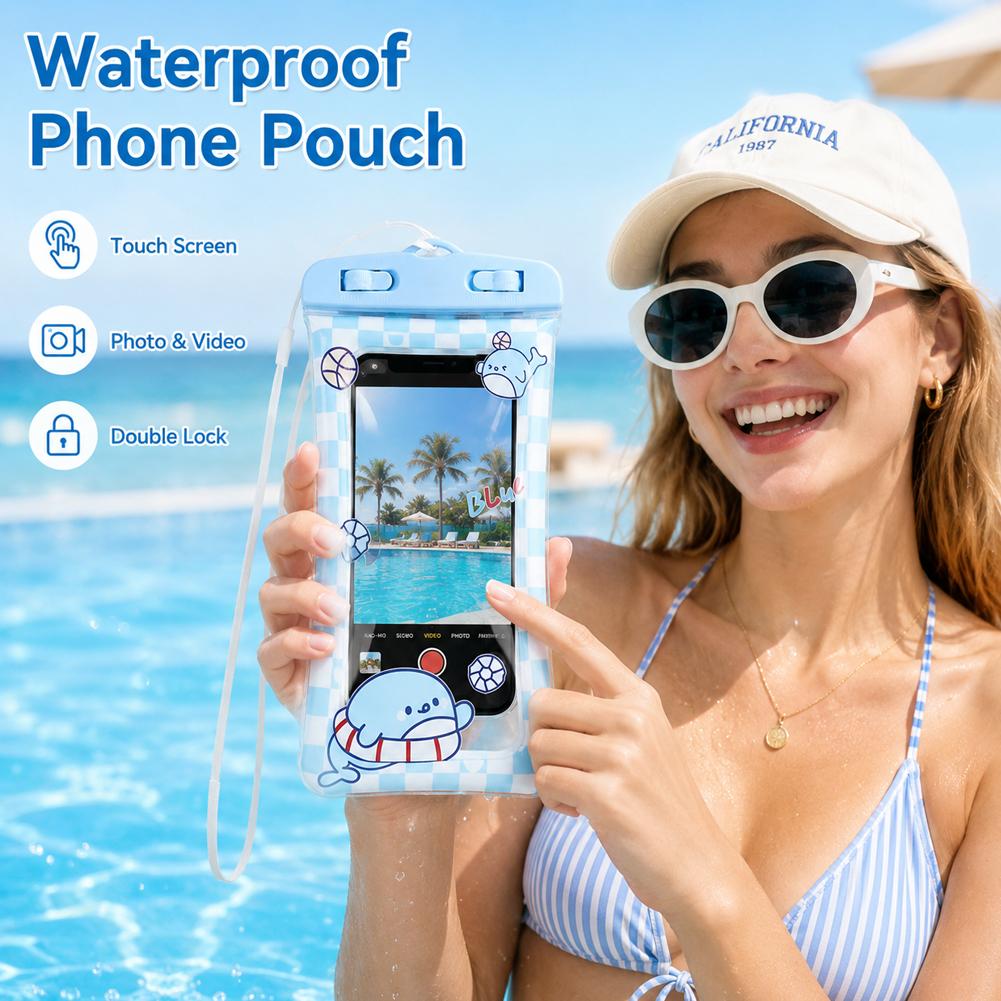 Schattige beer waterdichte tel - Dry Bag Waterproof recensie en prijs