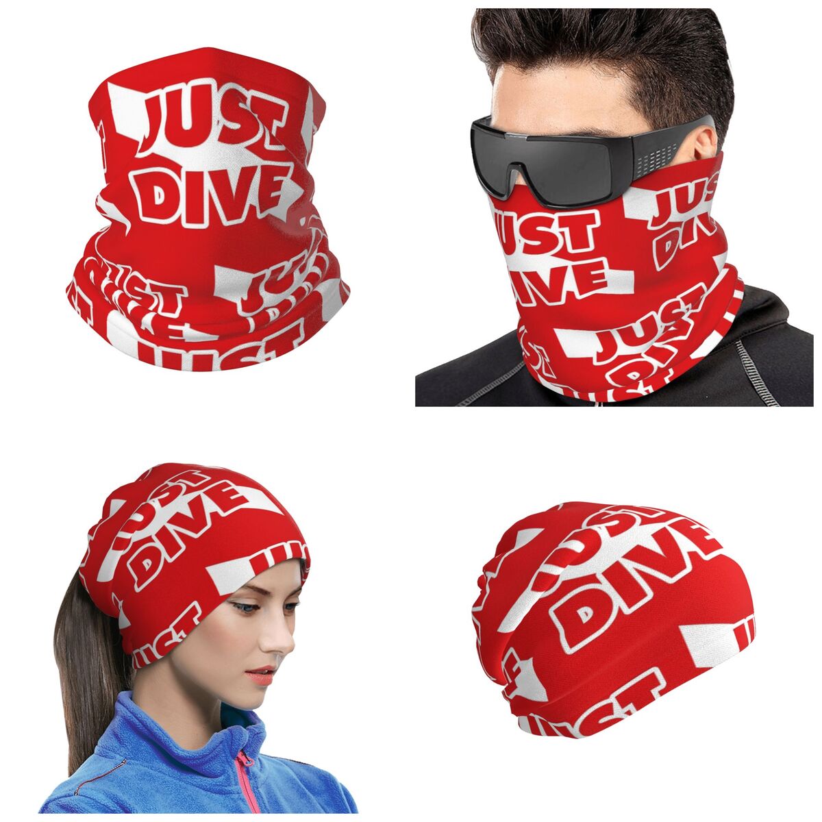 Just Dive, duikvlag, bandana,  - Diving Mask recensie en prijs