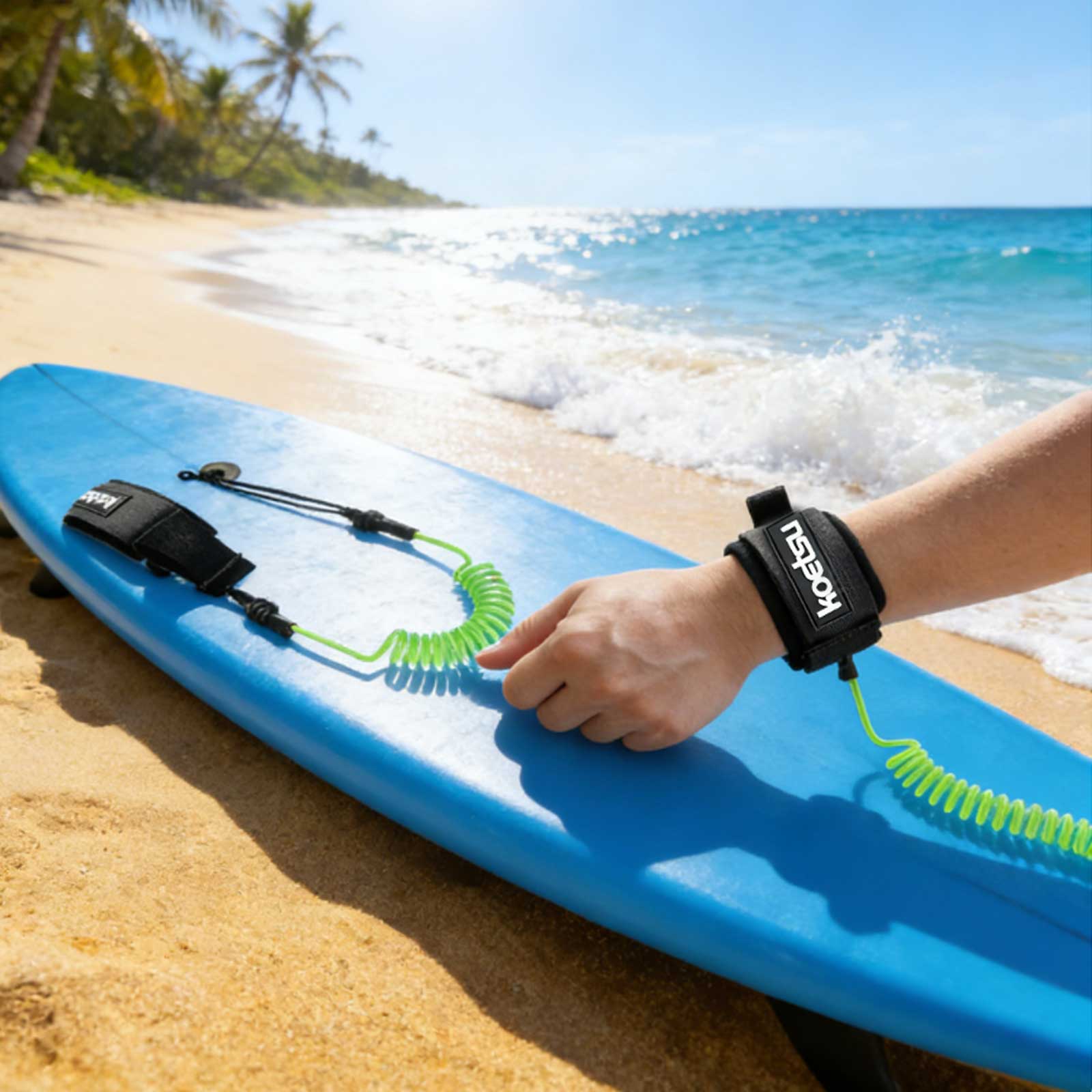 SUP Paddle Board Leash TPU-mat - Surfboard Leash recensie en prijs
